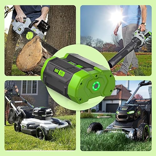 Miniatura 5 de DSANKE - Repuesto para batería EGO 56V BA2800T BA4200 BA1400 compatible con ST1502LB CS1604 LB4800 LB6504 LB5804 LB5804 HT2400 56V Power+ batería