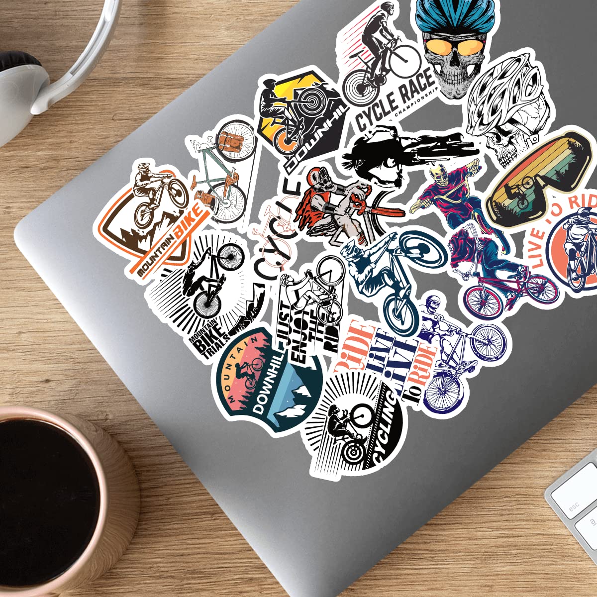 GOLEEX 20 Pack Waterproof Vinyl Basketball Stickers - Decals For Laptop, Water Bottle, Helmet, Car, Sports Gifts