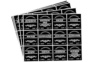 Soap Dispenser Label: Declutter Your Bathroom with Hybsk Waterproof Labels