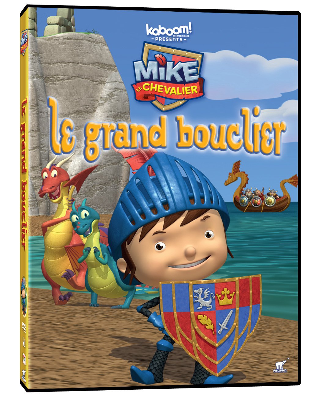 Mike le Chevalier: Le grand bouclier (Bilingual) [DVD]