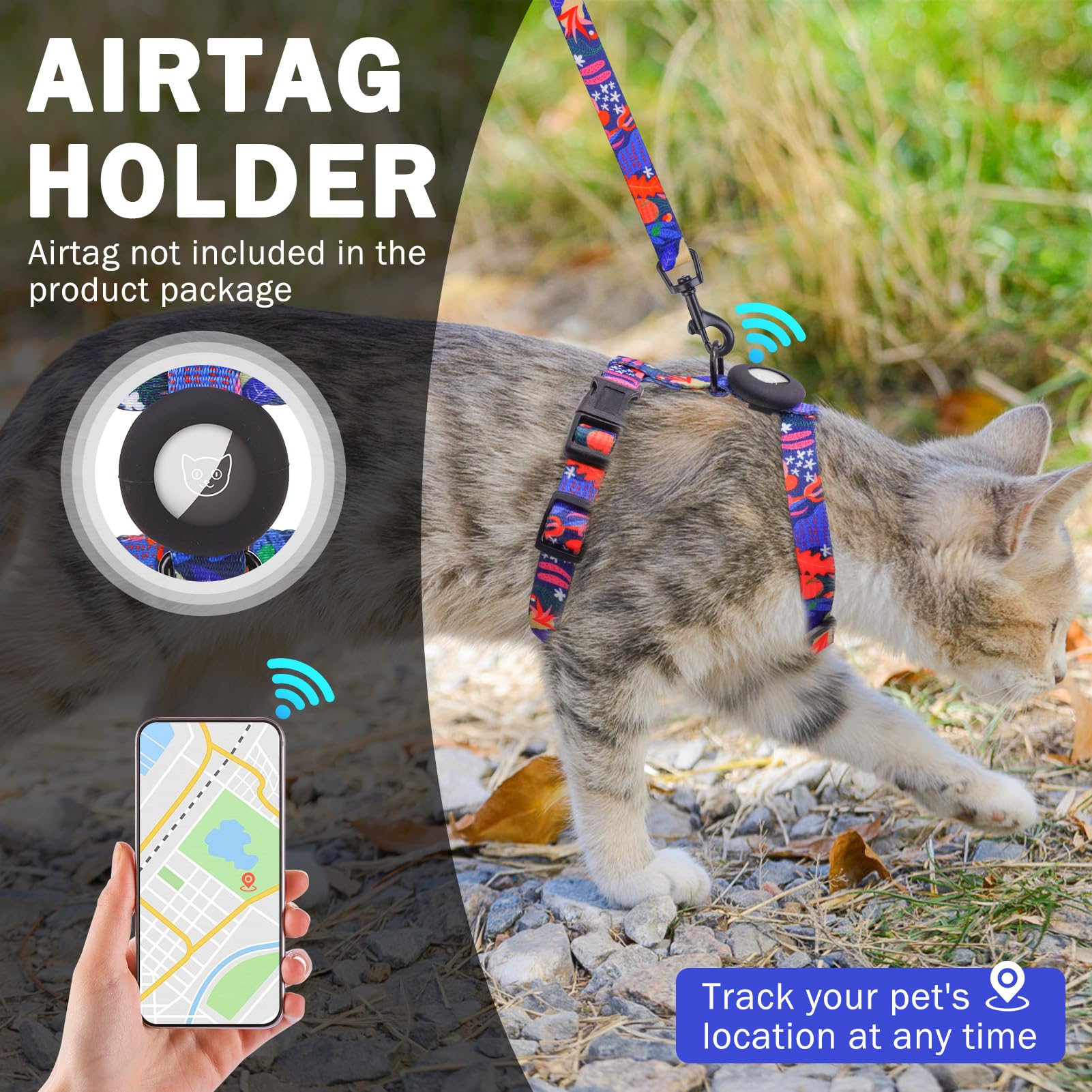 Kitten Harness And Leash Set BINGPET Cat Harness And Lead Set