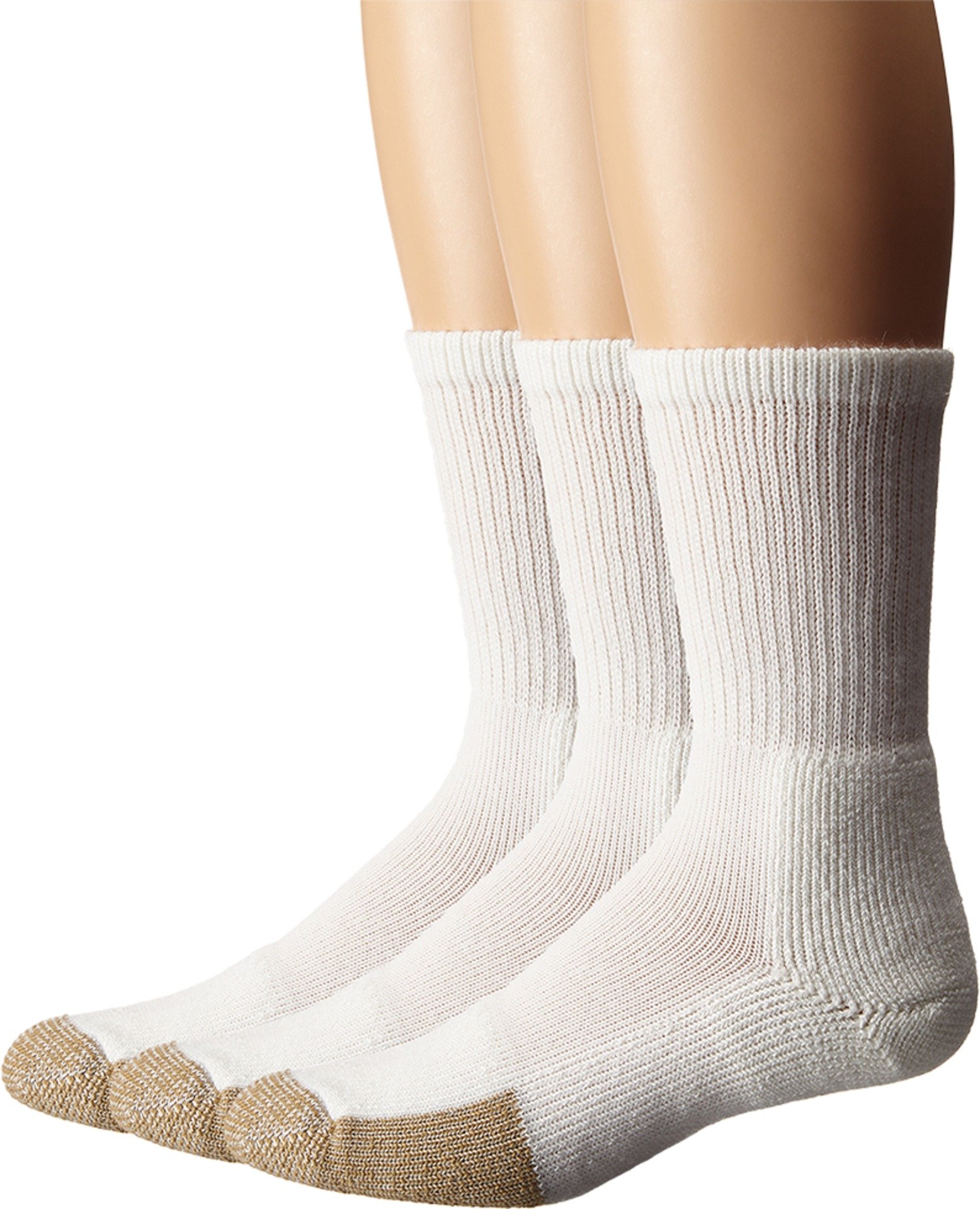 thorlos Unisex TX Max Cushion Tennis Crew Socks, White, Large
