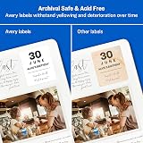 Avery Easy Peel Oval ID Labels, Sure Feed, Print to Edge, Perm Adhesive, 1.5" x 2.5", 270 Ct (6583) – view 2