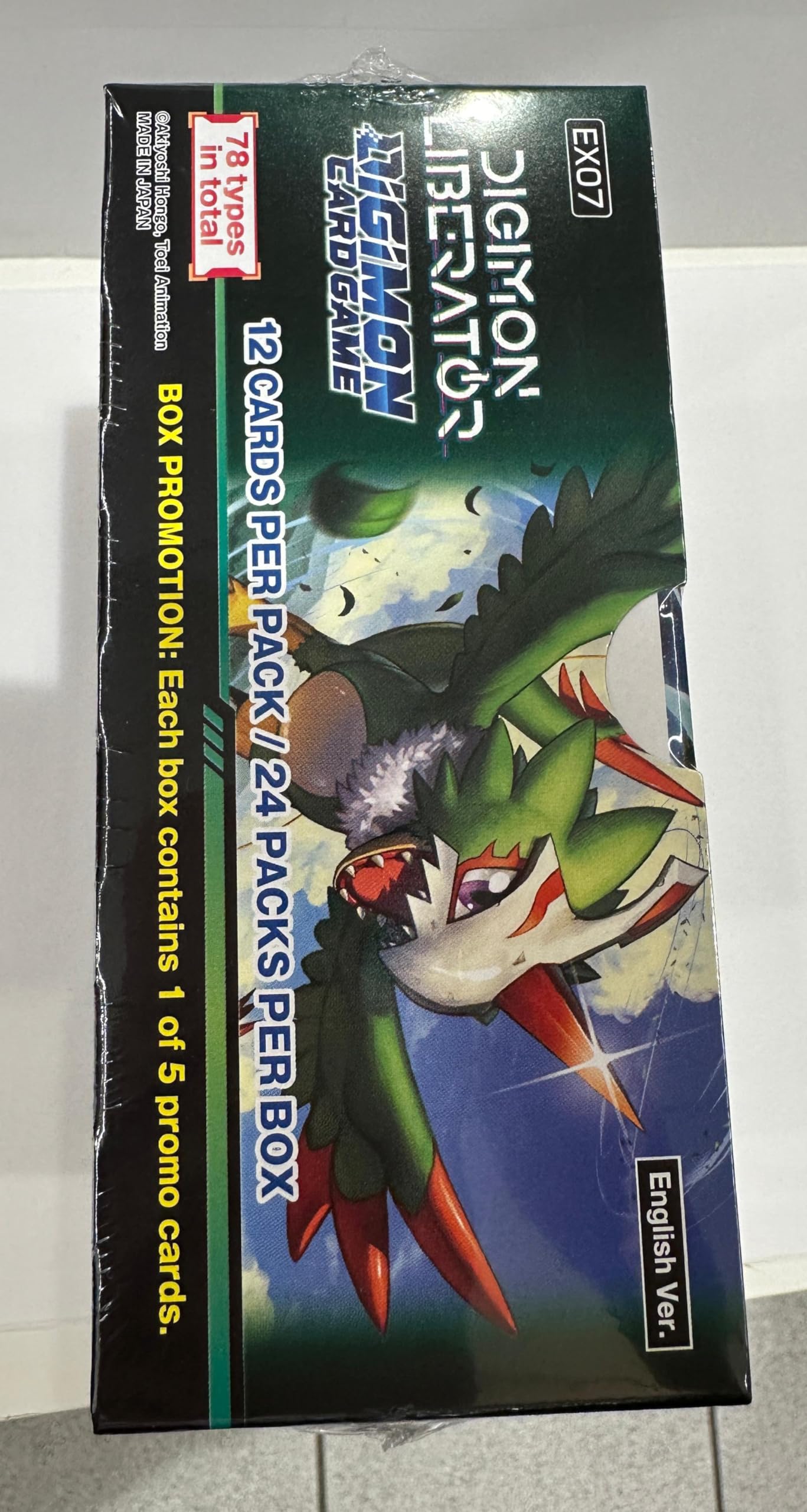 Digimon TCG Liberator Display – Collector's Display Box with Multiple Booster Packs | Rare Cards & Powerful Digimon | Perfect for TCG Enthusiasts and Collectors + Heartforcards® protezione spedizione