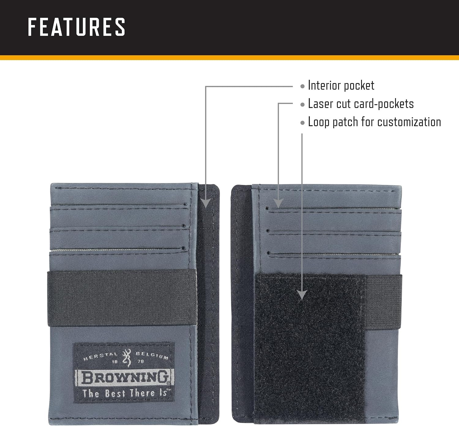 Browning Men's Tactical Heavy-Duty Wallets, Available in Multiple Styles