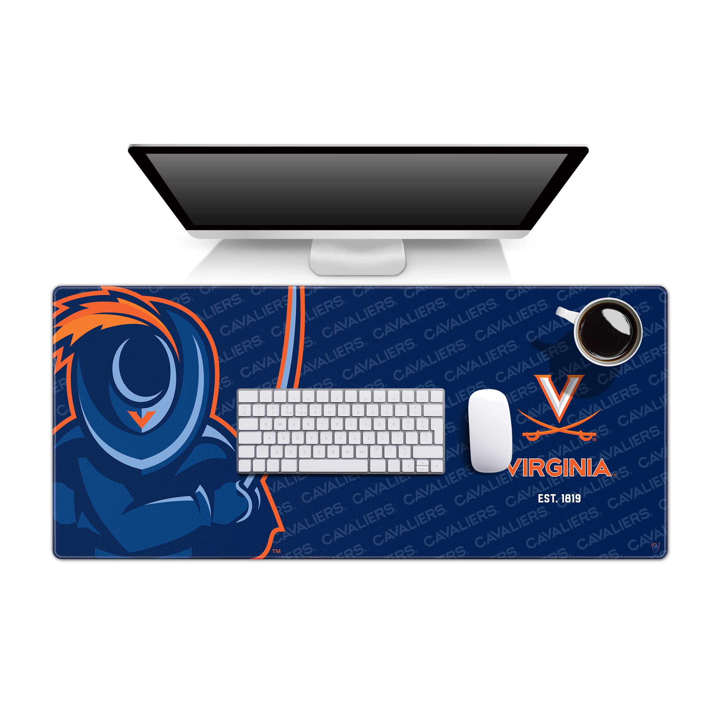 YouTheFan NCAA Virginia Cavaliers Logo Series Desk Pad