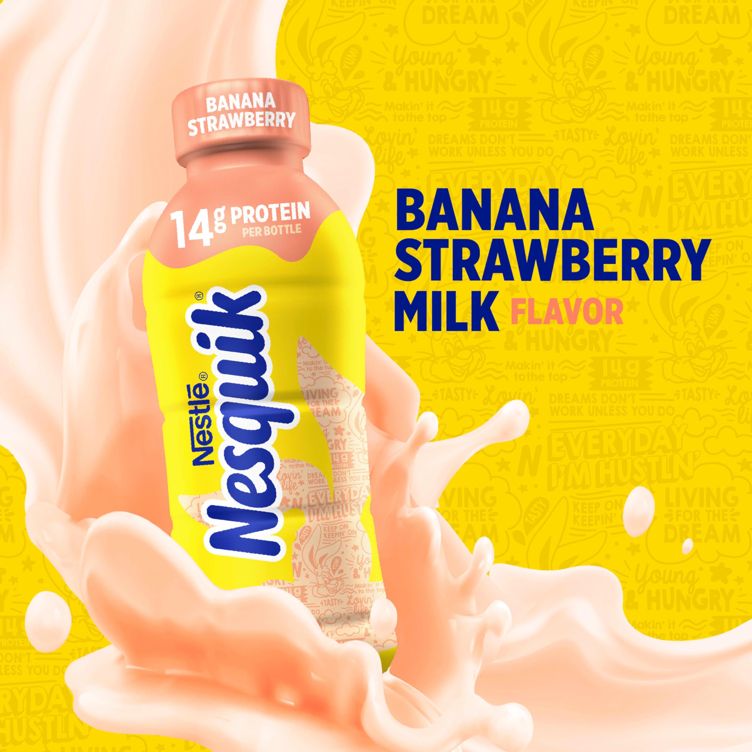 Nesquik Strawberry And Banana Flavour Bundle | Enjoy