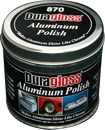Duragloss Esmalte de aluminio 870 Guata de algodón, 5 onzas.