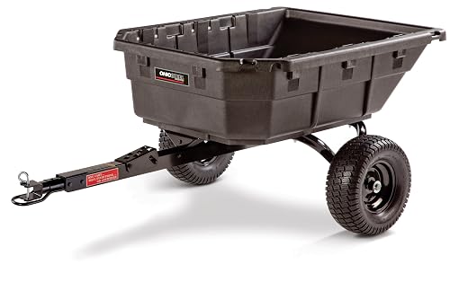 Ohio Steel 4048P-HYB Poly Swivel Hybrid Dump Cart, 15 cu.ft.,