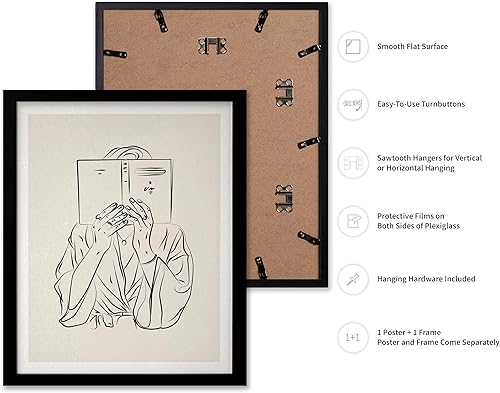 Miniatura 39 de Poster Master Póster de peonías – Estampado de flores retro – Ilustración floral – Ilustración en blanco y negro – Diseño de línea y abstracto –