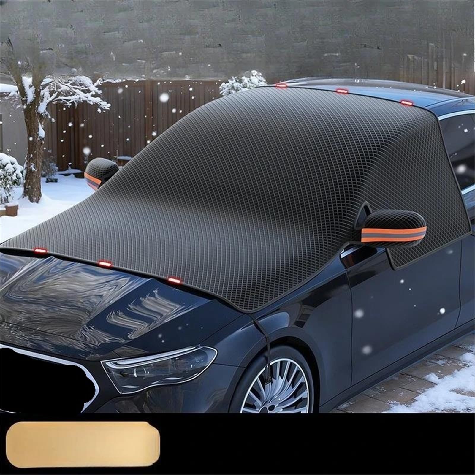 Copertura Parabrezza per Neve E Ghiaccio Paraneve per Auto Parabrezza Anteriore Parasole in Vetro Visiera Parasole Ispessita Magnetica