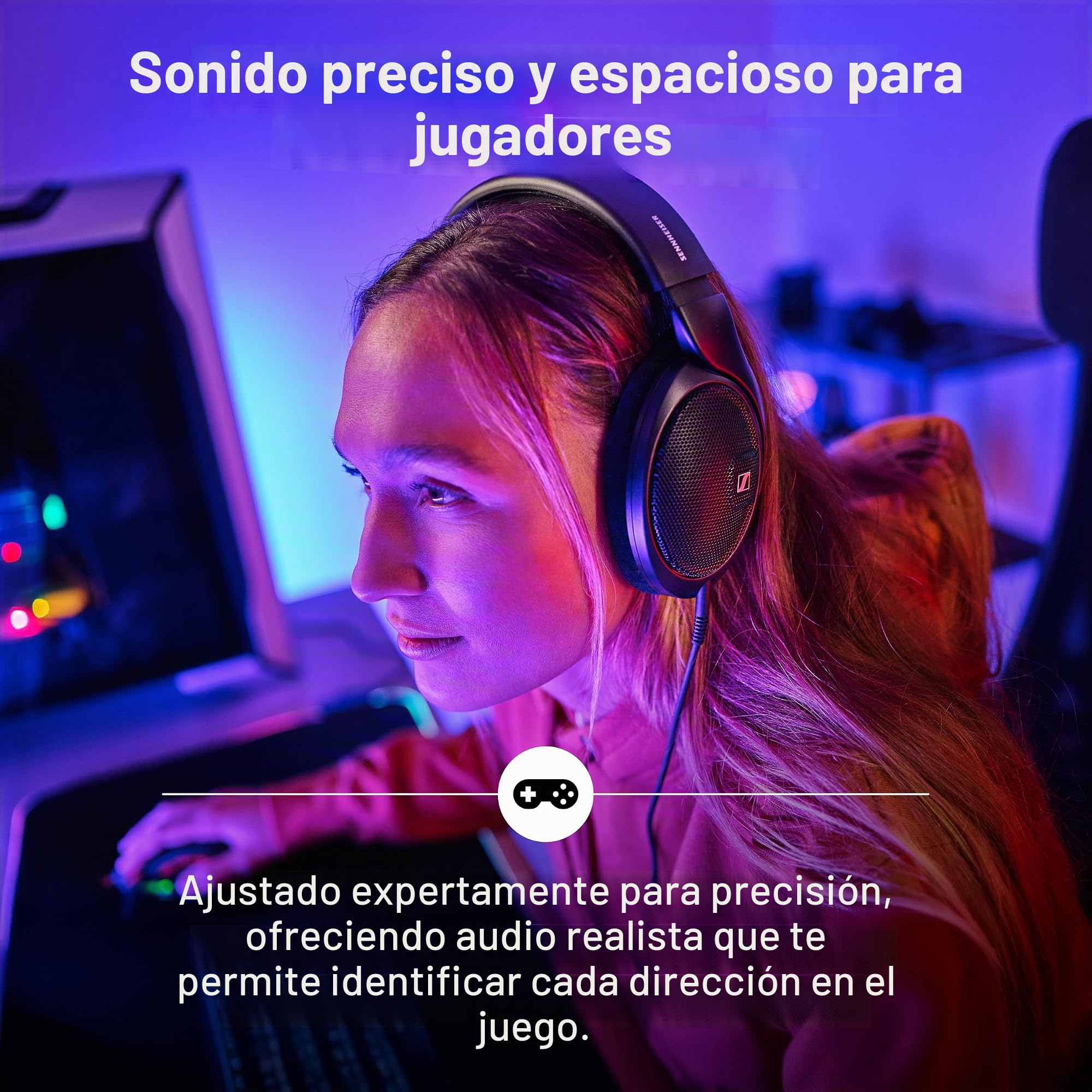 Sennheiser AURICULARES HD 560S, DIADEMA, CONECTOR DE 3,5 MM, NEGRO