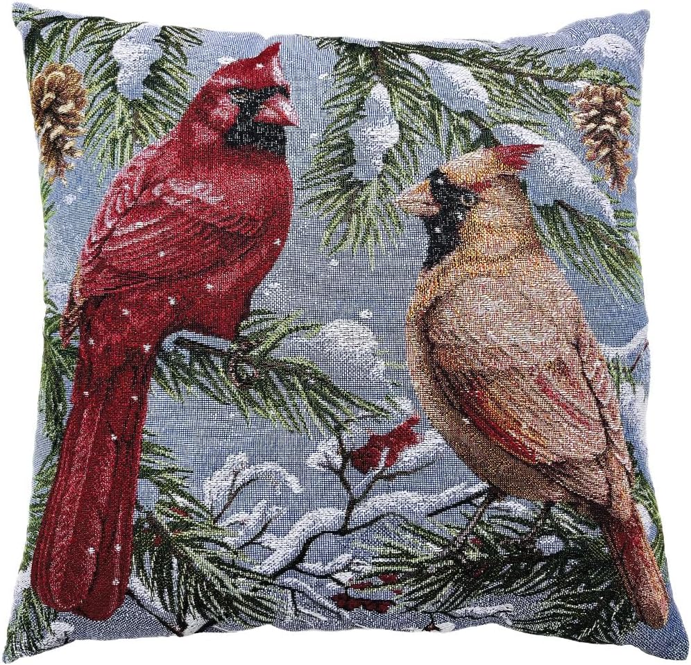 Briarwood Lane Wintertime Cardinals Indoor Pillow