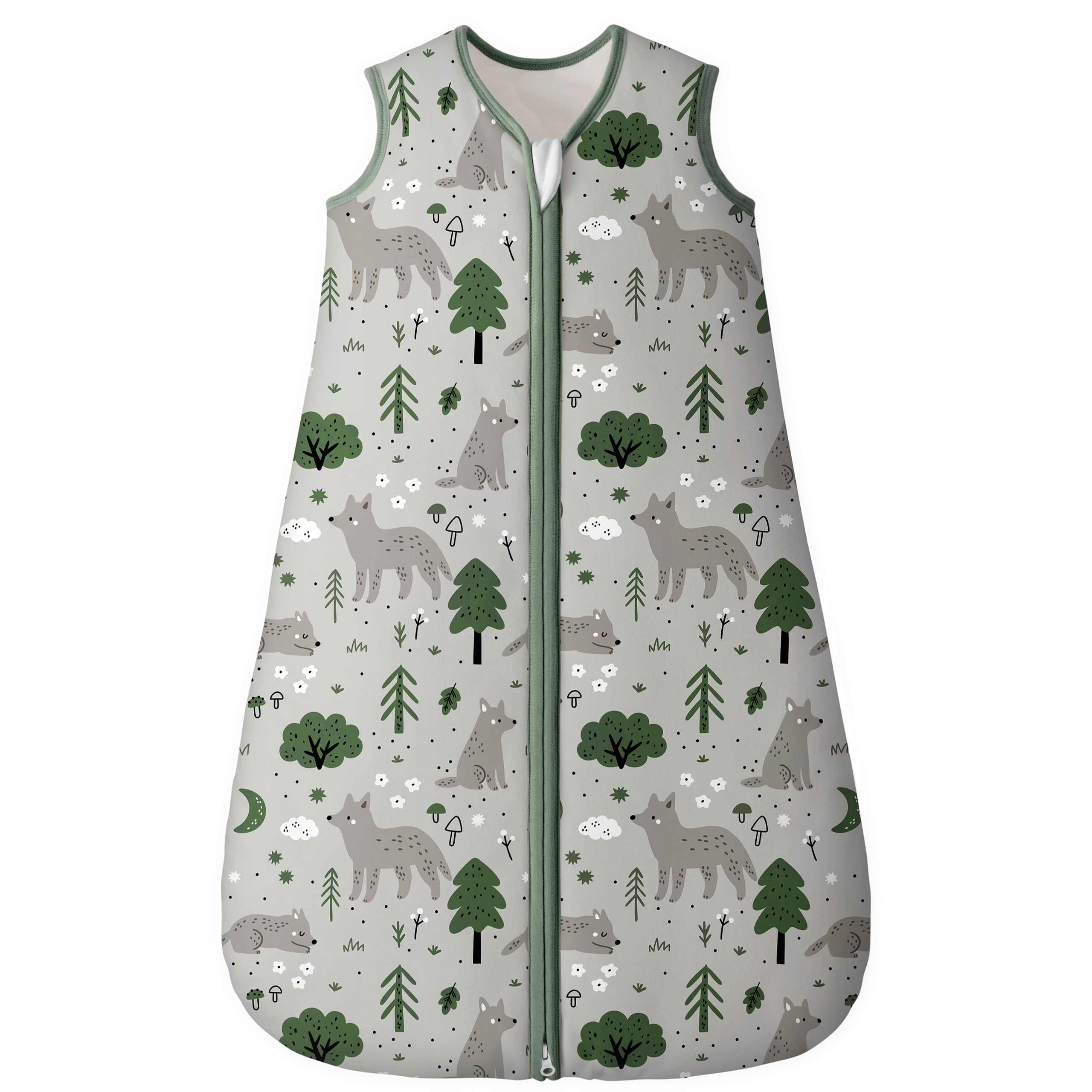 Yoofoss Schlafsack Baby Winter 2.5 Tog | Winterschlafsack Baumwolle Warm Babyschlafsack für Jungen Mädchen Neugeborene 84 cm/12-18 Monate Fuchs
