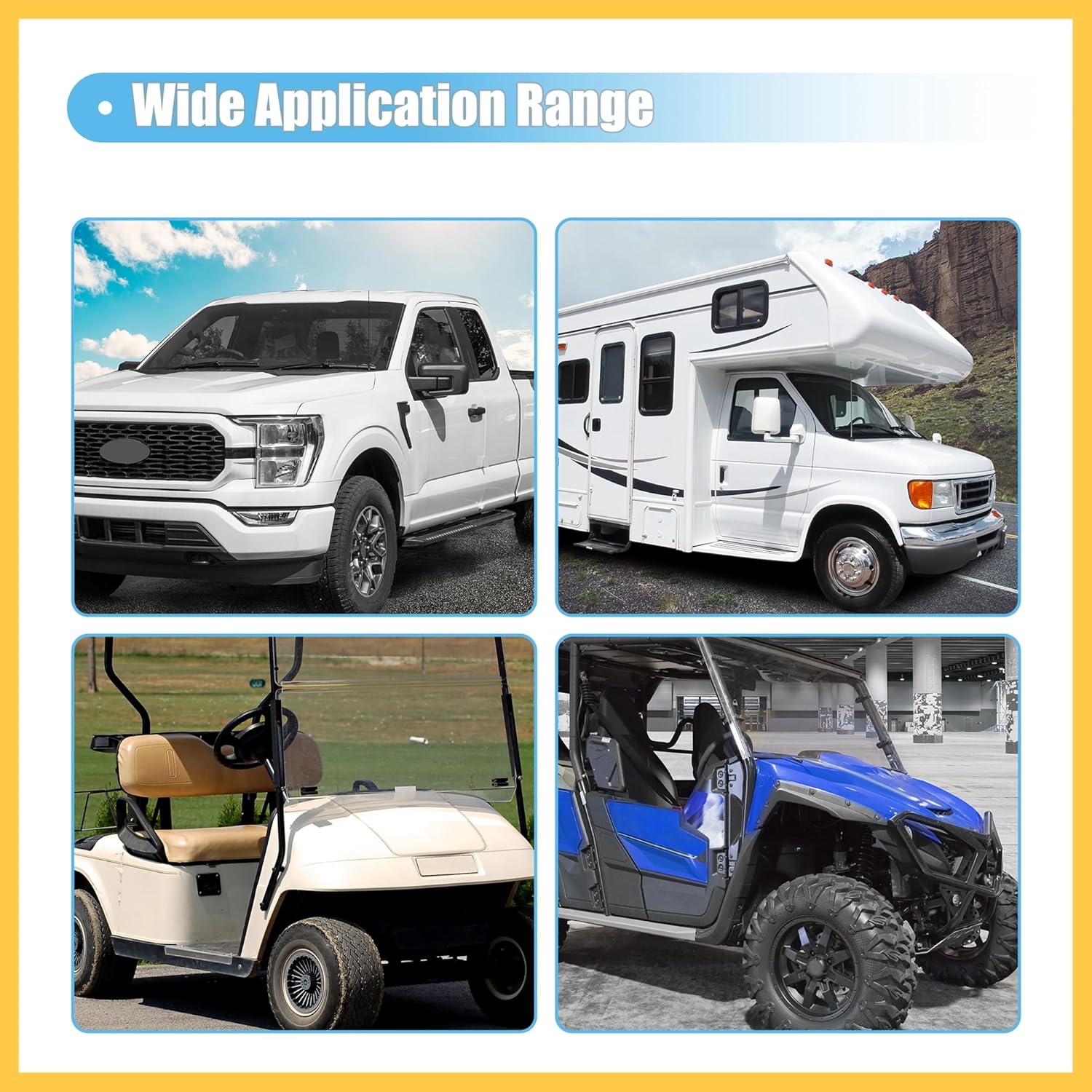 Universal Two-Way Self-Tightening Body Repair Clamp Dent Puller for Car Trucks Golf Cart Frame Pulling Clamp Auto Body Clamp Collision Repair Tool Dent Repair Clamp Auto Replace