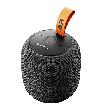 GOBOULT Rave Q5 Bluetooth Speaker with 5 Watt BoomX Audio, Up to 8Hrs Playtime, Type-C Charging, TF Card/USB & BT 5.4 Compatible, Made in India Portable Speaker (Black)