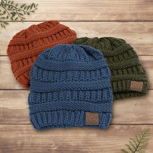 Vista 27 de KeaBabies 3-Pack Baby Beanies for Boys, Girls - Stretchy Knit Baby Hats, Cute Newborn Sweet Pea