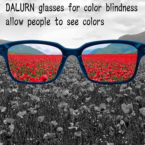 Miniatura 5 de Gafas de corrección de daltonismo para hombres, pacientes daltónicos, anteojos daltónicos que hacen que la gente vea el color, Azul