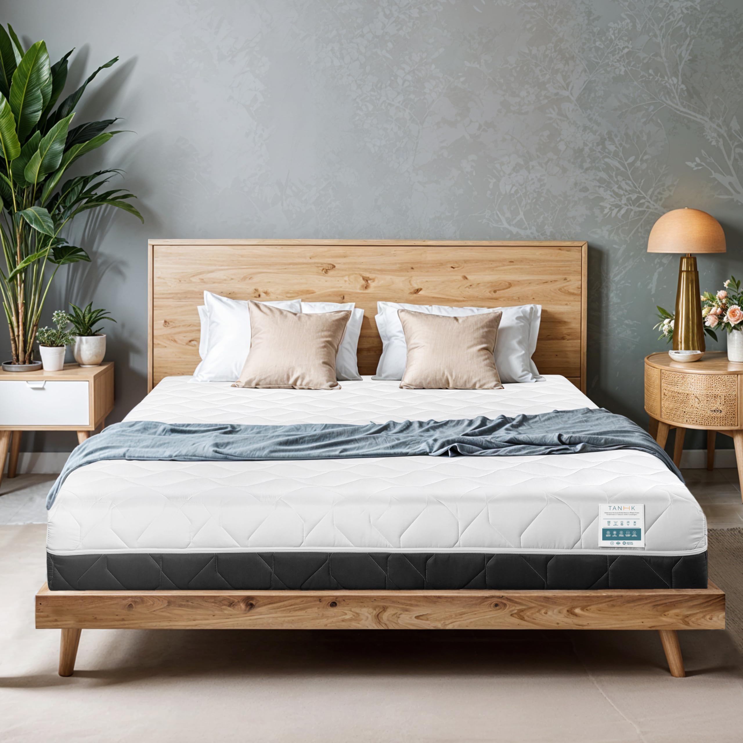 Matelas 170x190 orthopédique et respirant anti-mal de dos TANHK