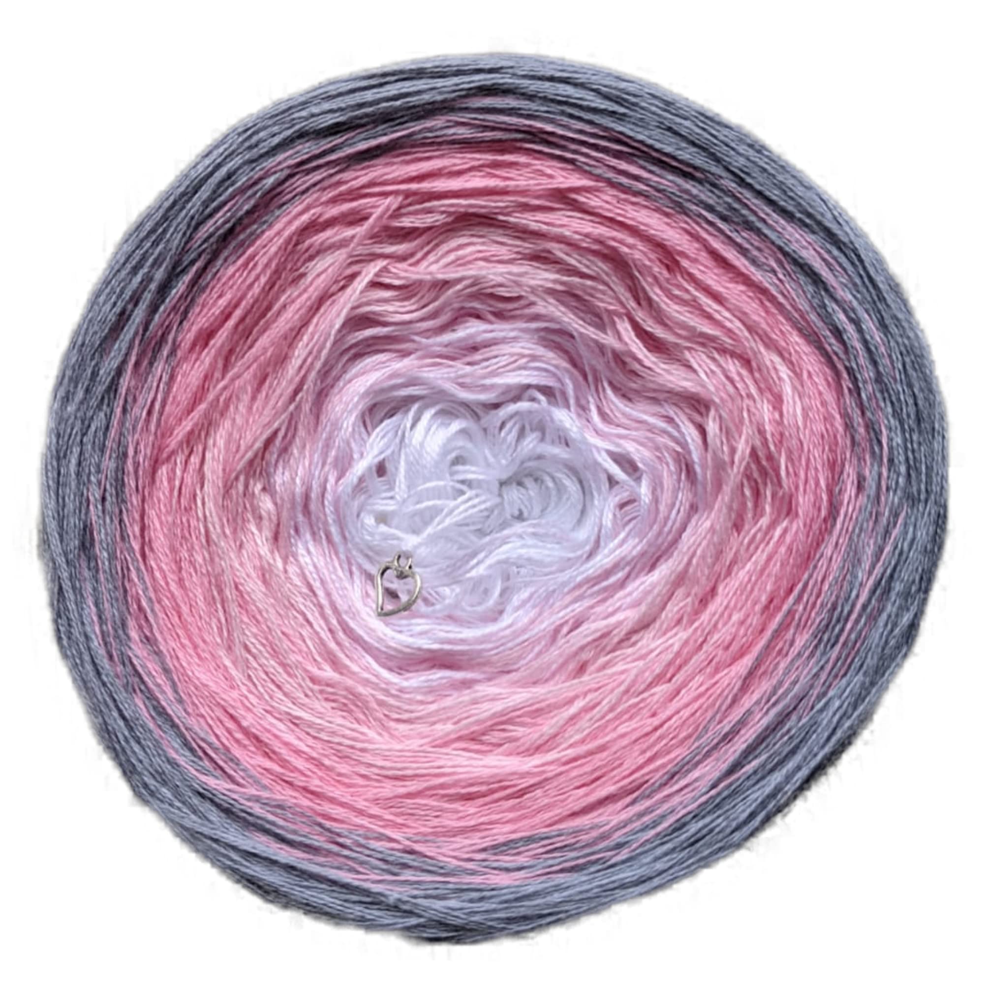Ombre Yarn - 1000 Meters - 3ply - Mandala Gradient Cake (Pink Ruby)
