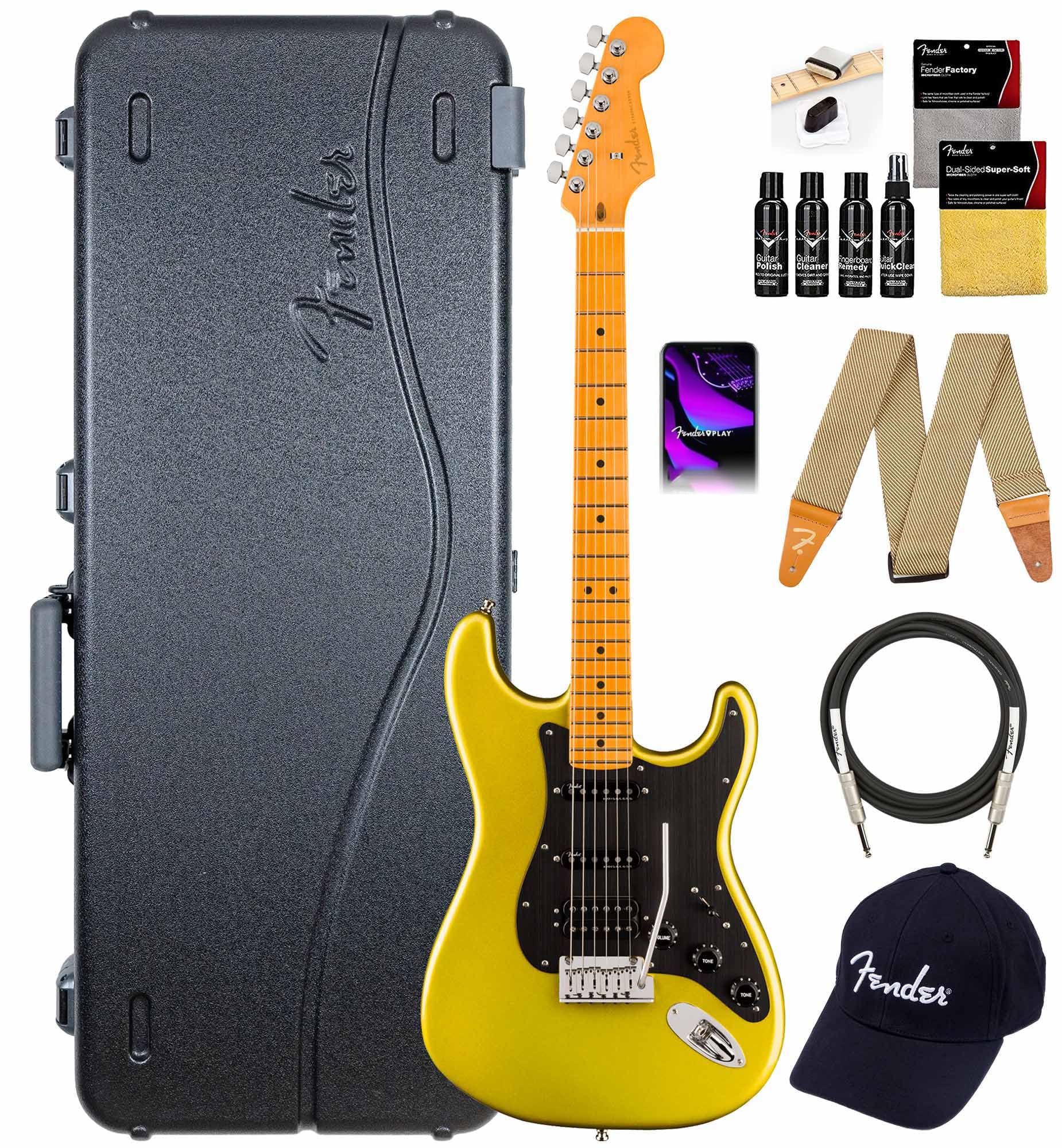 Amazon.co.jp: Fender American Ultra II Stratocaster HSS - ソーラー