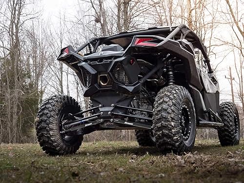 Miniatura 2 de SuperATV Brazosvarillas de radio inferior trasero en caja para Can-Am Maverick X3 64 pulgadas TurboX RCX MRX DSMAX (ver ajuste a continuación) -