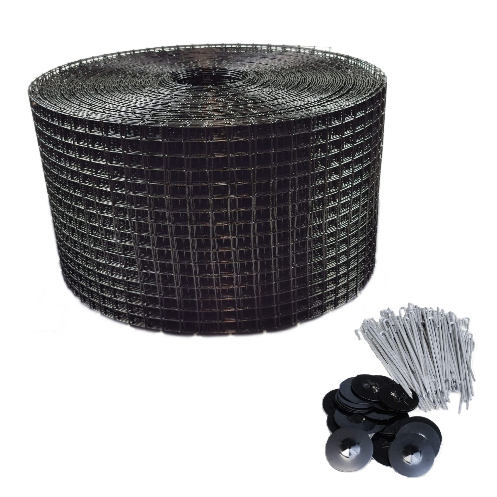 Photo 1 of MachZ Solar Panel Guard 8" x 100' Wire Mesh with 100 Fastener Clip 8" x 100' w/ 100 Clips