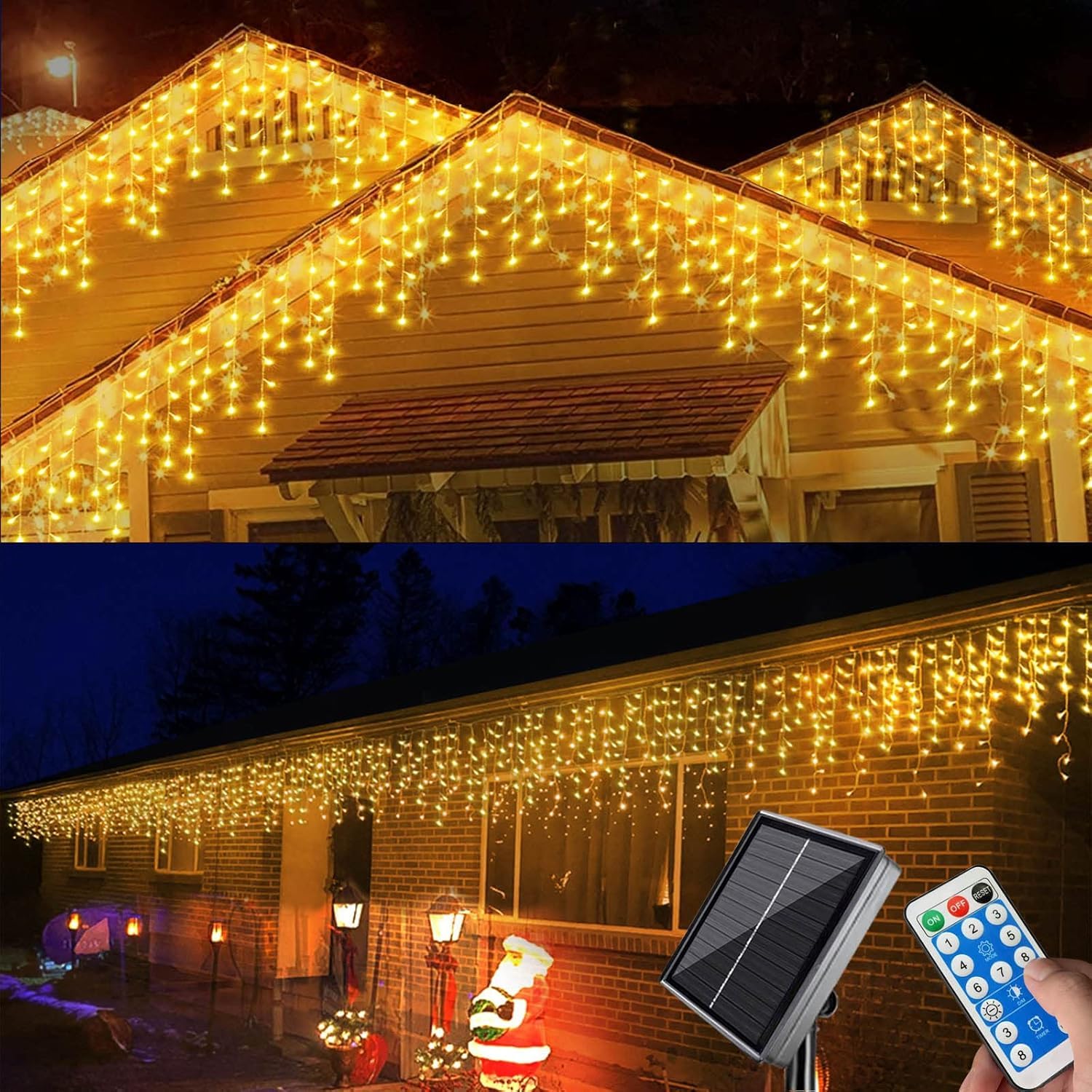 Homeleo Solar Icicle Lights - Image 2