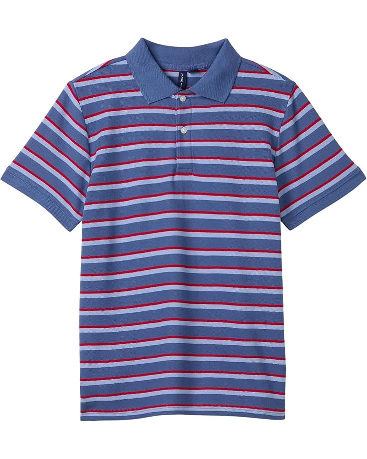 Janie and Jack Stripe Pique Polo (Toddler/Little Kid/Big Kid) - Main View