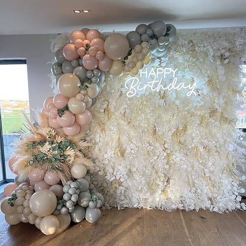 Miniatura 8 de Barra transversal ajustable de doble capa y perchas para uso con kit de tubería y cortina, 8-10 pies de ancho, plateado