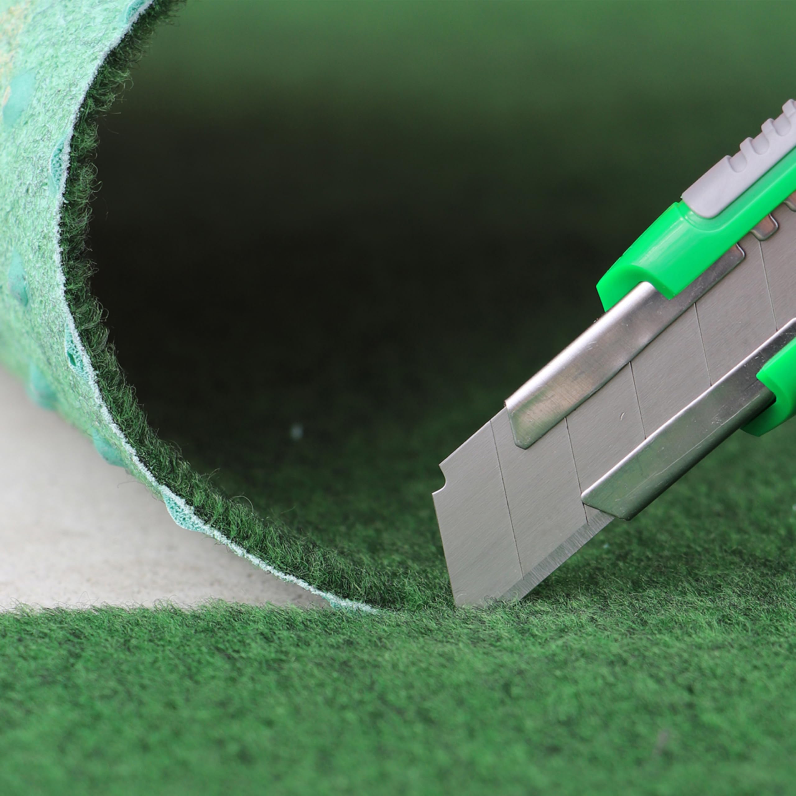Primaflor Rasenteppich | Grün, 4,00m x 3,00m | Comfort | UV-stabil & schnelltrocknend | Mit Noppen | Kunstrasen-Teppich für Balkon, Terrasse & Poolbereich | Outdoor Bodenbelag | Balkonteppich