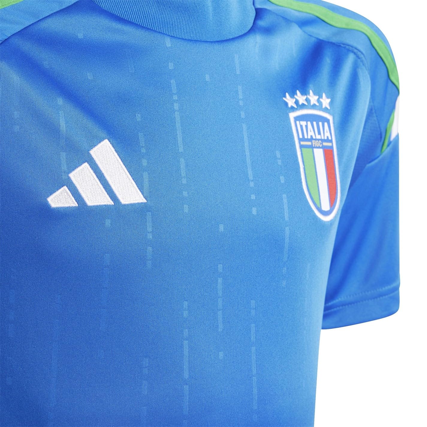 adidas IQ0496 - FIGC H JSY Y 000 Blue Gr. 152