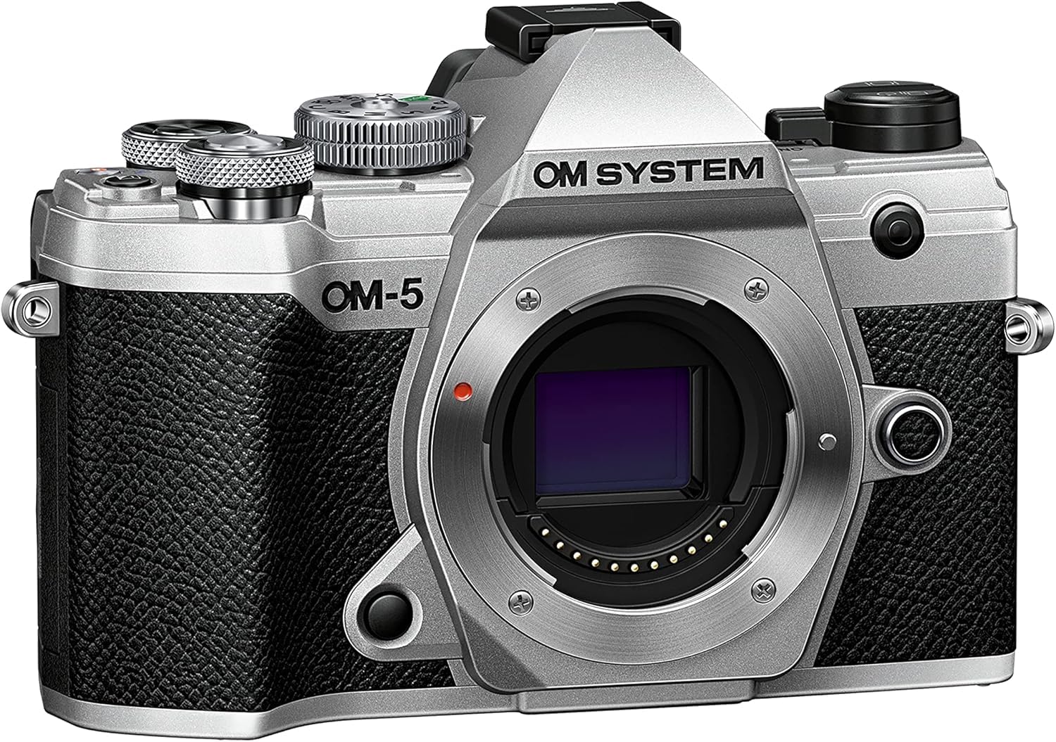 Appareil Photo Micro Four Thirds OM SYSTEM Om-5, capteur Live MOS de 20 mégapixels, stabilisation d'image sur 5 Axes optimisée, IP53, Handheld High Res Shot, Argent