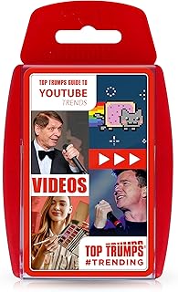 Top Trumps Guide to YouTube Trends Specials Card Game, Play with 30 popular YouTube trends including Gangnam Style, Nyan Cat and Rickrolling, educational gifts and toys for boys and girls Aged 6 plus