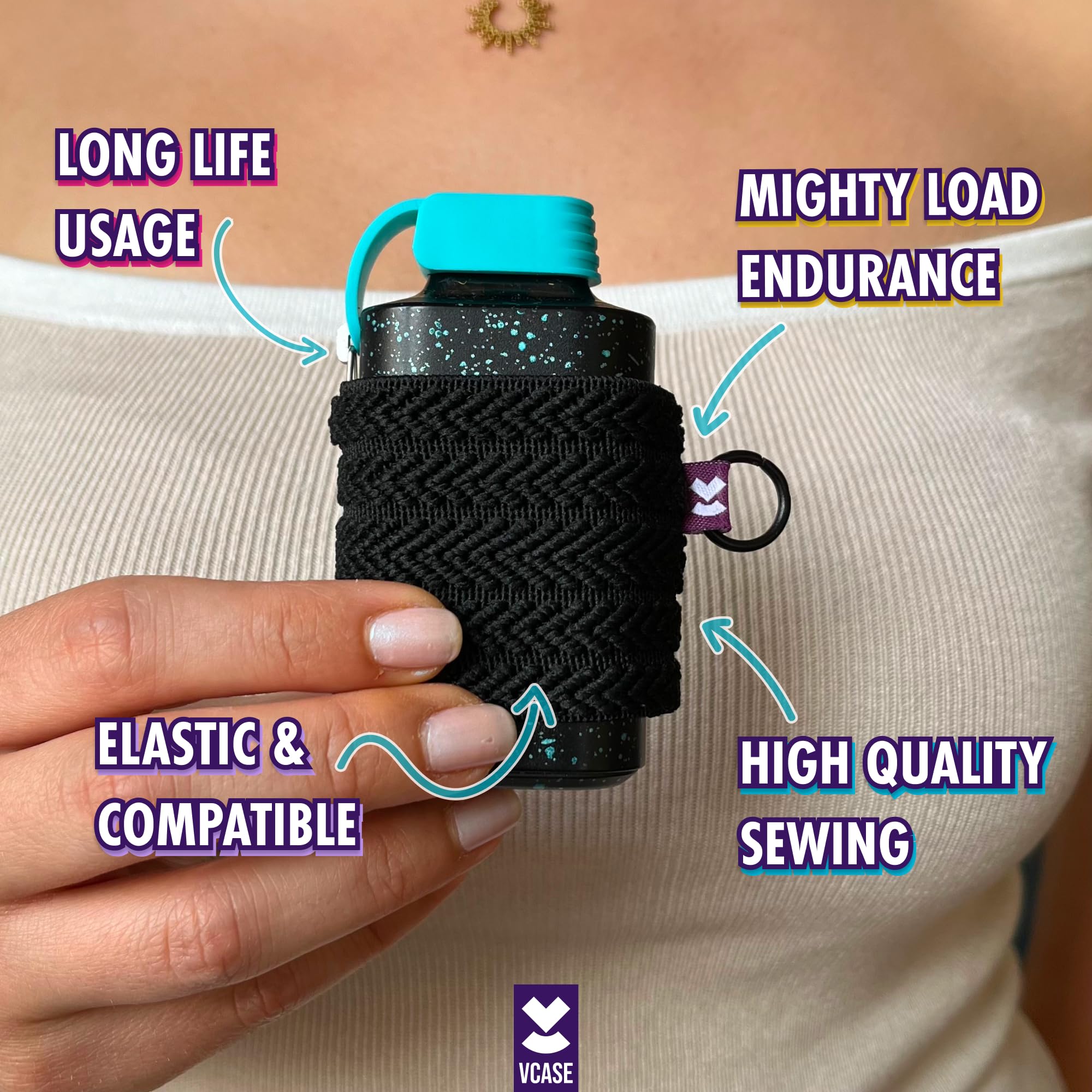 Amazon.com: VCase Vape Holder, Perfect Fit, Lanyard and Wristband, High-Strength Elastic Holder, 1 Pcs Elastic Holder (Lanyard, Slim Black, Large) : Health & Household Amazon.com: VCase Vape Holder, Perfect Fit, Lanyard and Wristband, High-Strength Elastic Holder, 1 Pcs Elastic Holder (Lanyard, Slim Black, Large) : Health & Household