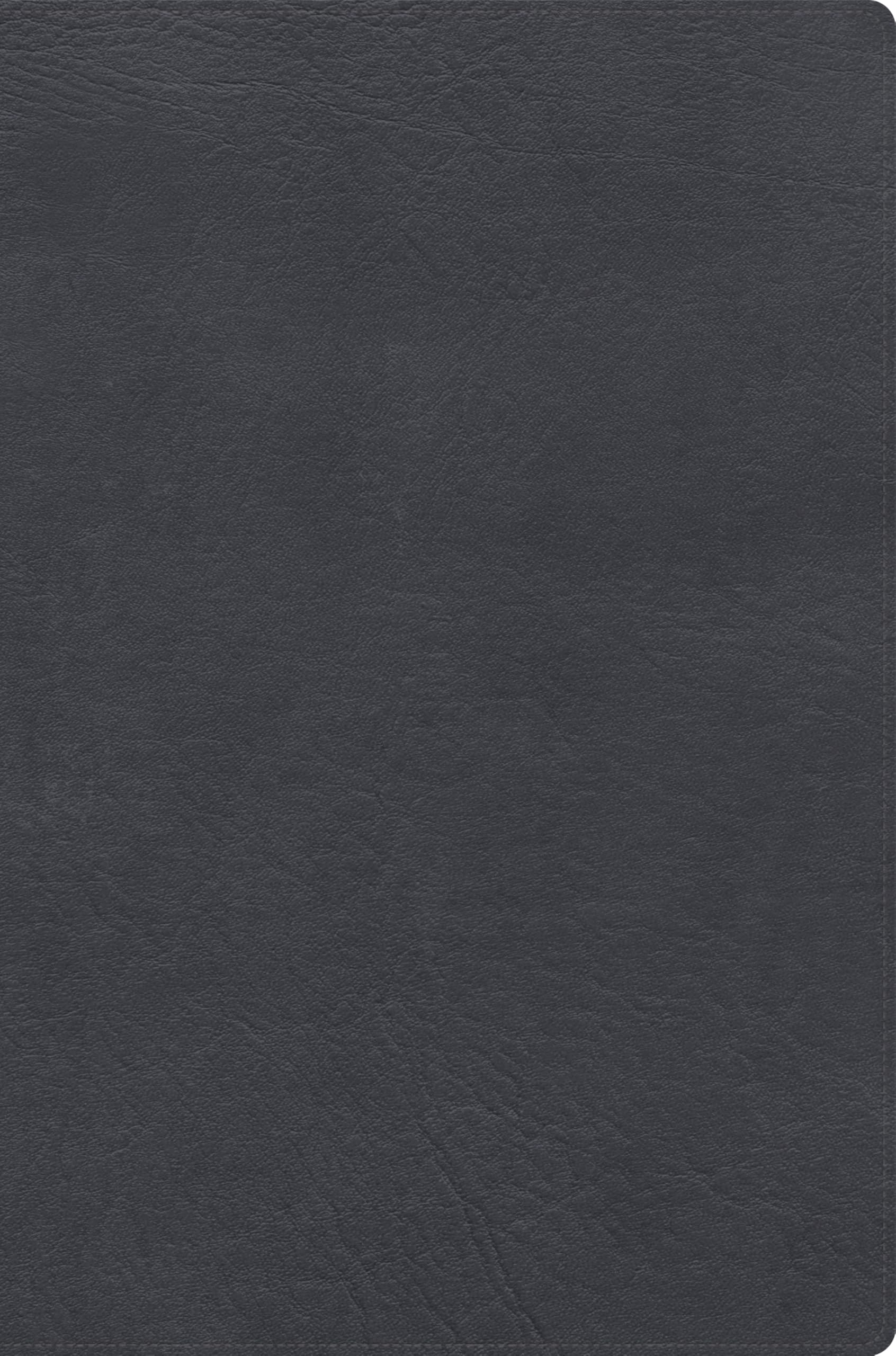 RVR 1960 Biblia de estudio de letra gigante, negro, símil piel