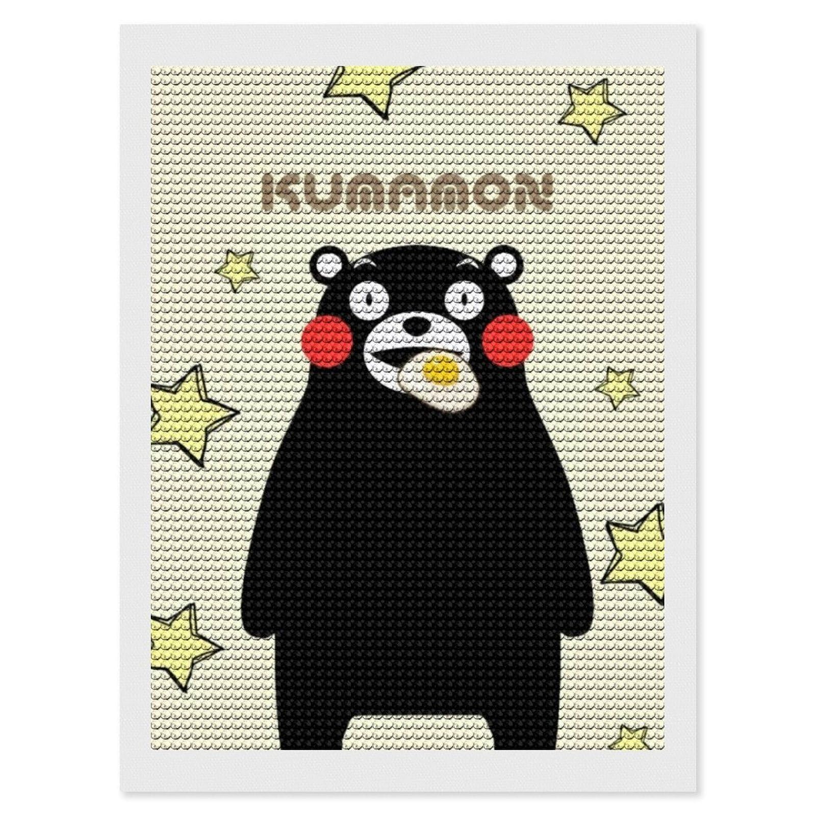 くまモン！キャンバスアート Amazon | ダイヤモンドアート くまモン アニメ ダイヤモンド絵画 5D