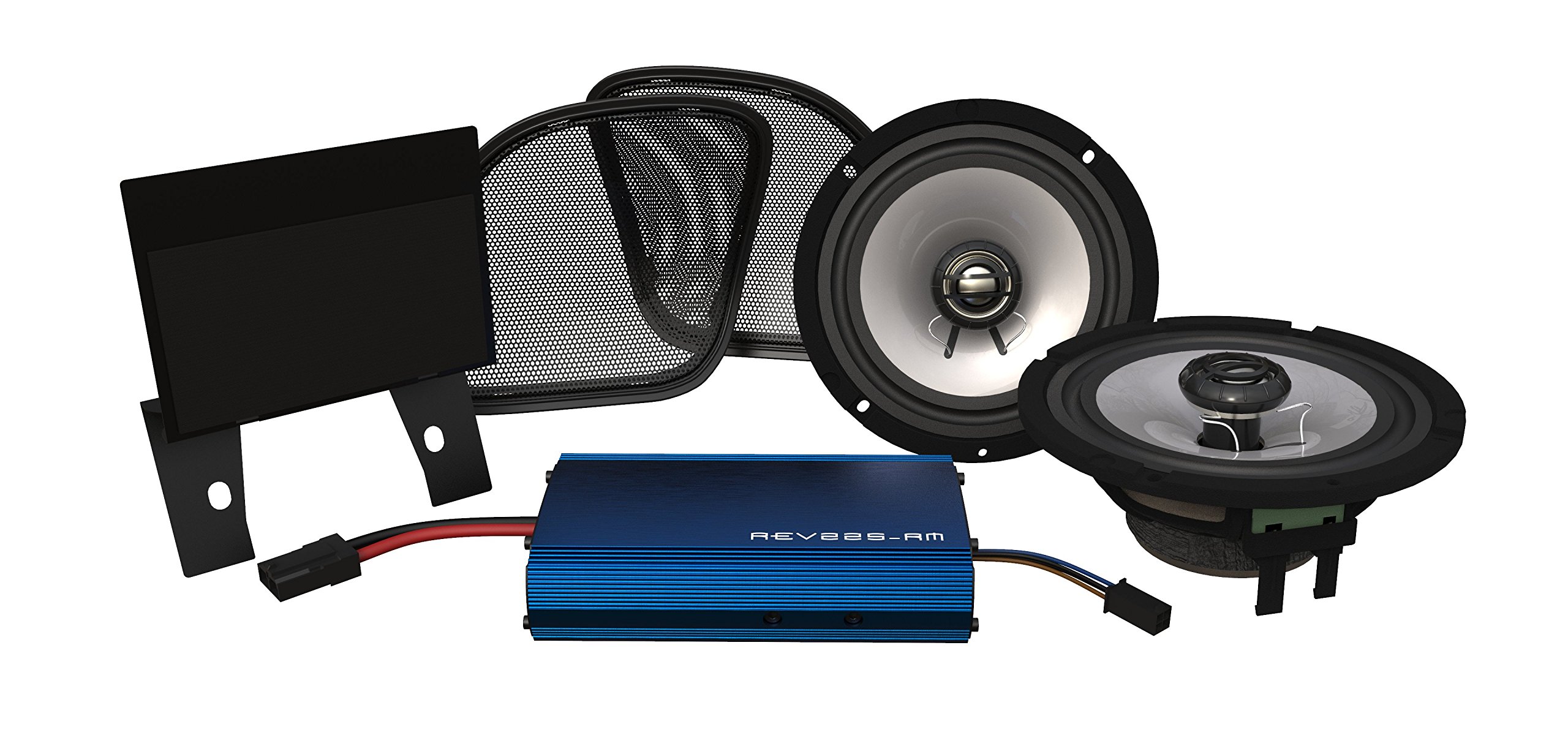 Hogtunes 300 Watt 4 Speaker & 4 Channel Amplifier Kit 2014-2023 Harley - View #5