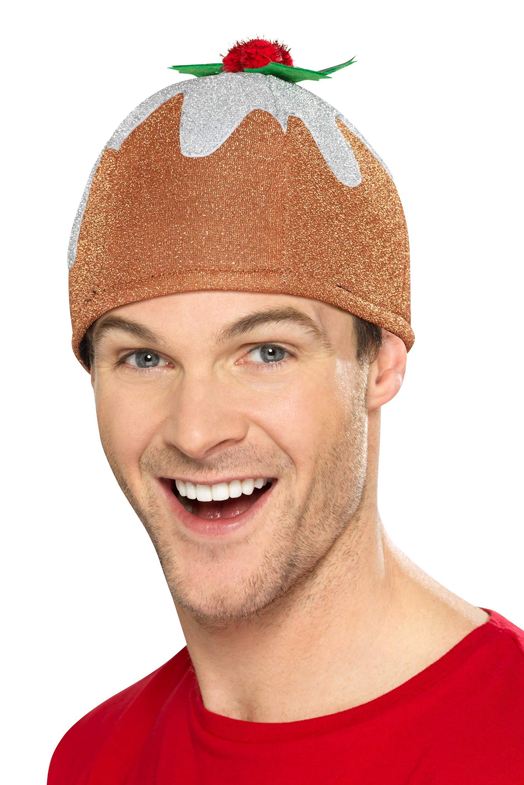 Smiffys 49139 Christmas Pudding Hat 