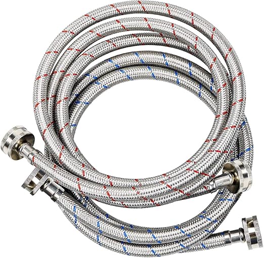 Washing Machine Hoses,stainless steel washer hose 6 Foot