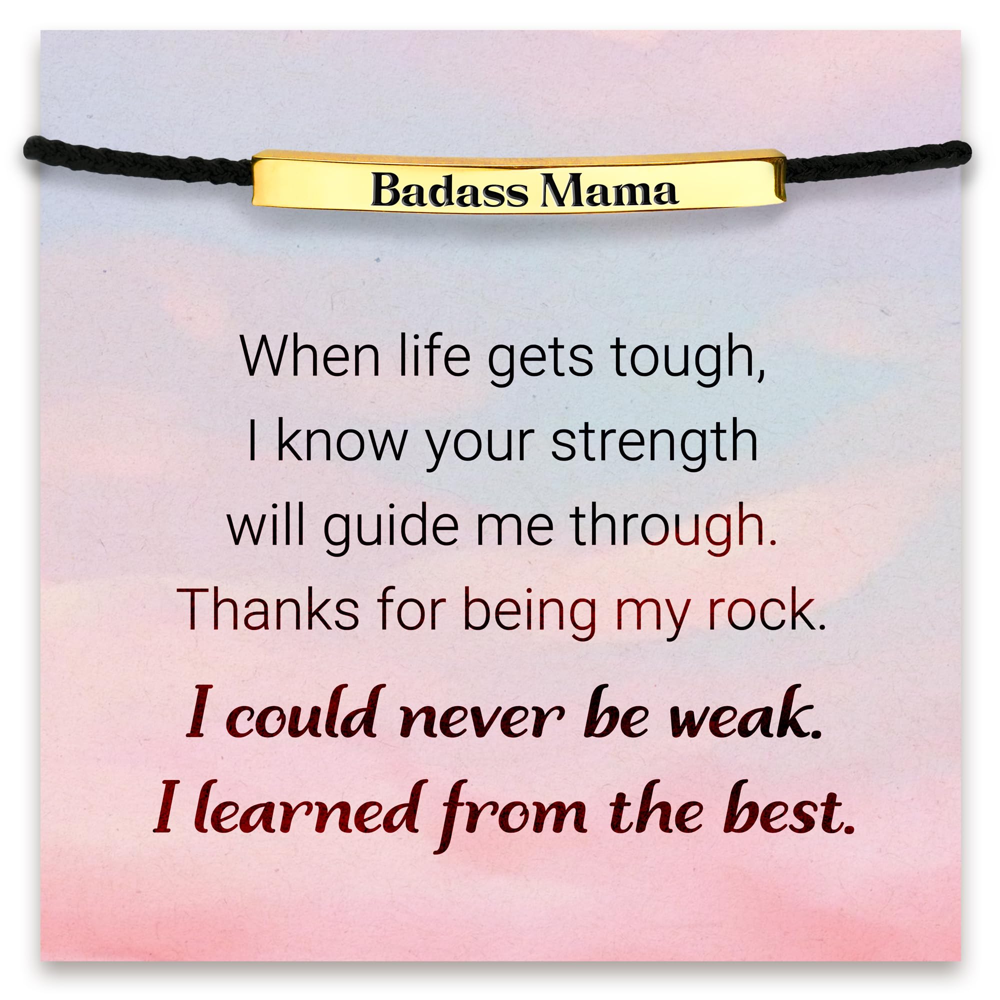 STORYJEWELLERY Daughter Bracelet, Daughter Gifts, Bracelet for Moms and Daughters, Daughters Birthday Gifts from Mom, Graduation Presents, Inspirational Jewelry