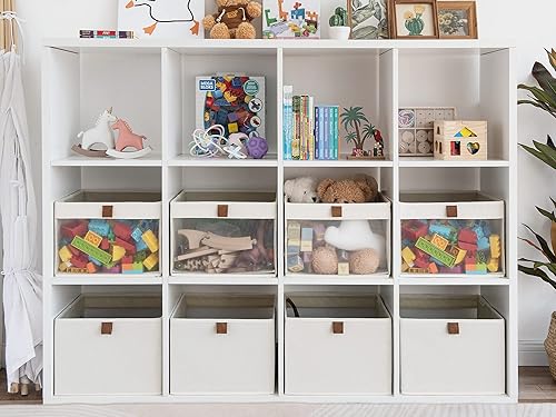 Miniatura 9 de StorageWorks Armario de almacenamiento colgante jumbo de 5 estantes con contenedores de ropa plegables para estantes