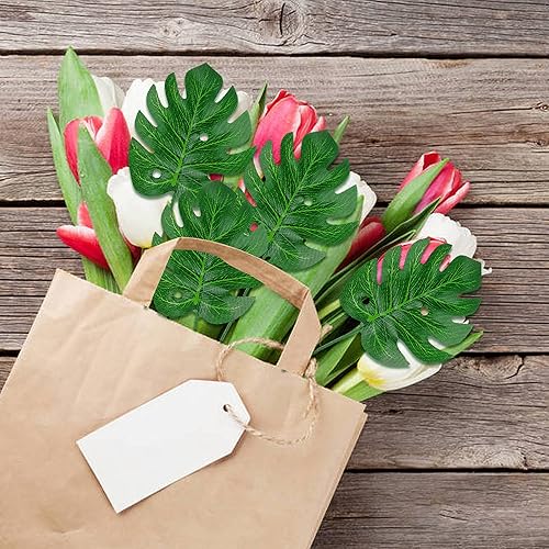 Miniatura 7 de 13 piezas de decoración de pastel de flamenco para tartas de verano con bonitas figuras de flamenco rosa y hojas de palmera de flores de hibisco