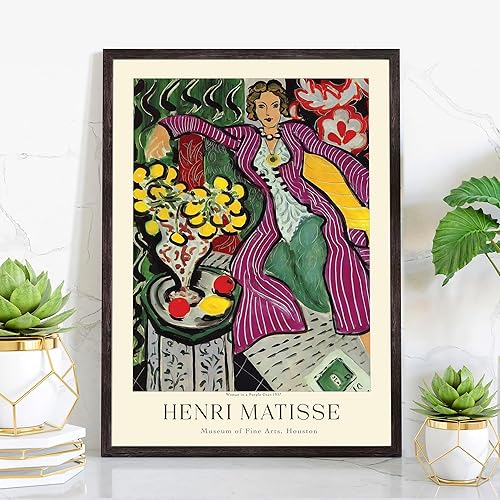 Miniatura 9 de Póster de Henri Matisse, impresiones de Matisse para galería de museo, póster de exposición de galería de museo, pinturas de Henri Matisse, obras de