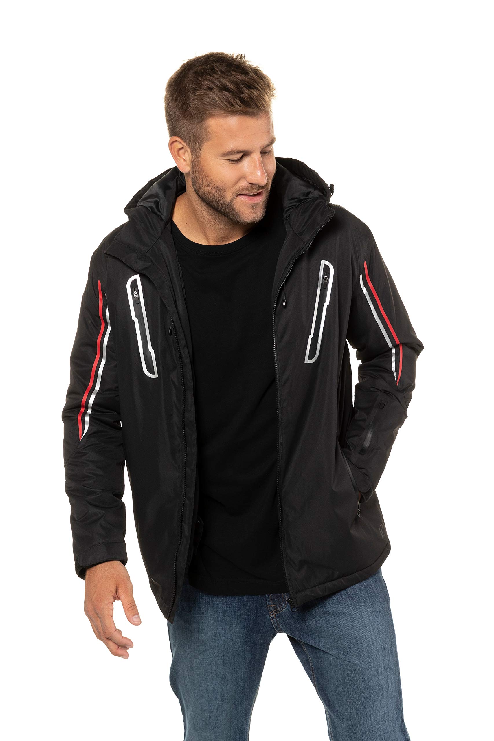 JP 1880 Herren Skijacke Schwarz Jacke