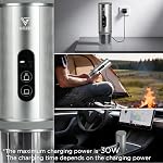 Portable Espresso Machine 12V: Travel Coffee Maker with Fast Self Heating & 15000mah Large Battery - Works with NS Capsule for Camping, Traveling, Car Driving