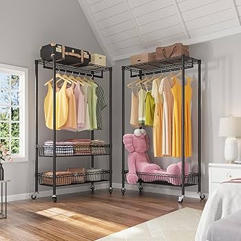 Amazon.com: VIPEK Heavy Duty Garment Rack With Wheels