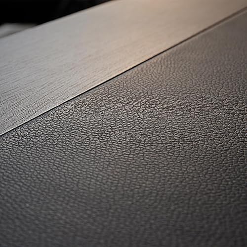 Miniatura 5 de EUREKA ERGONOMIC Escritorio de pie de cuero, escritorio ejecutivo de 1.52 m con cajones, escritorio moderno de pie y sentado con patas en forma de X