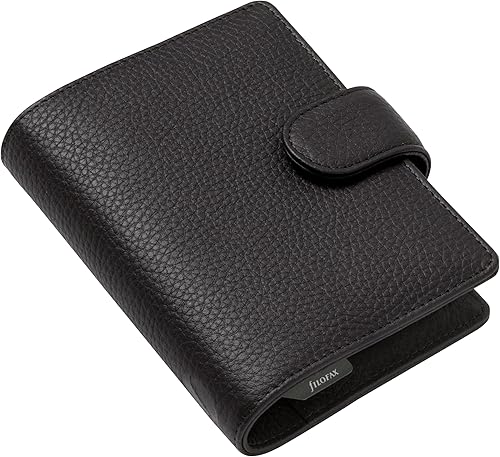 Miniatura 2 de Filofax Norfolk - Organizador de bolsillo, color espresso, cuero suave de grano completo, seis anillos, con calendario semanal para ver diario,