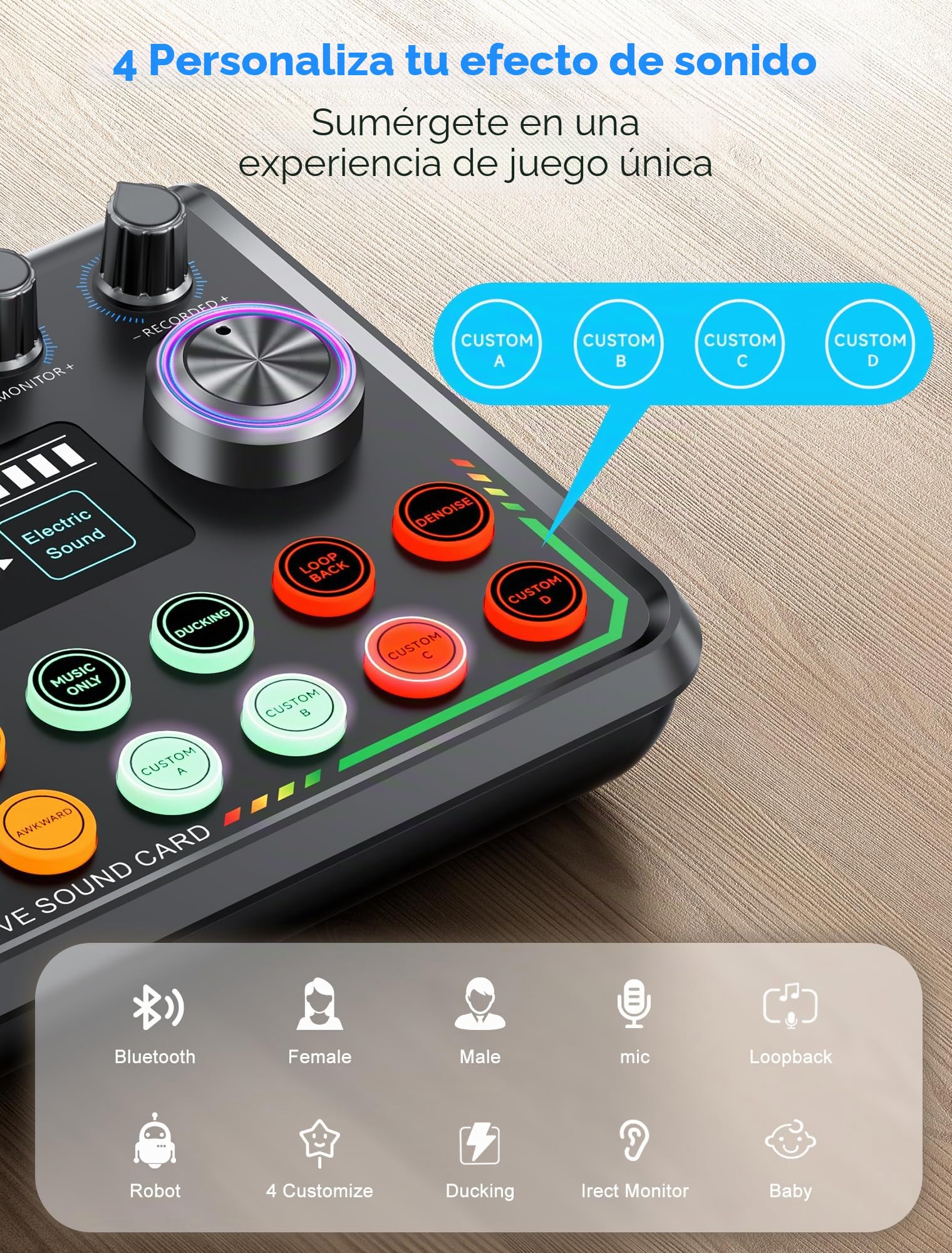 SINWE Set Todo en Uno para Podcast Pro • Mezclador de estudio con micrófono de condensador • Audiobox Plug & Play para PC y smartphone • Perfecto para streaming, gaming, YouTube (Incluye tarjeta de
